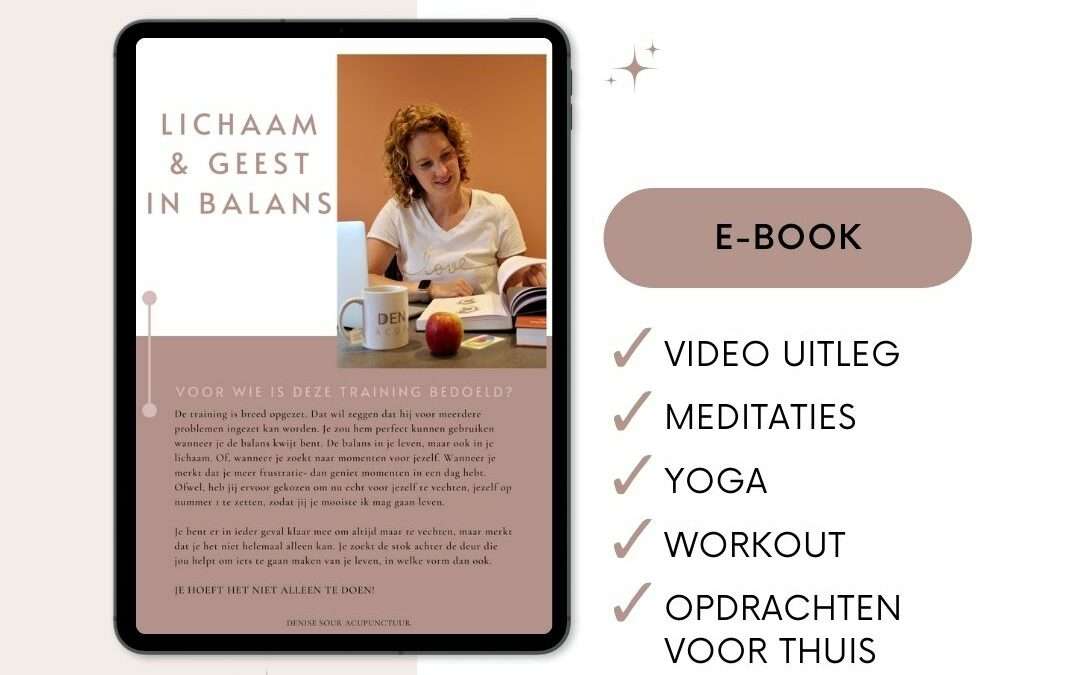 Interactieve e-Book Lichaam & Geest in Balans is te bestellen